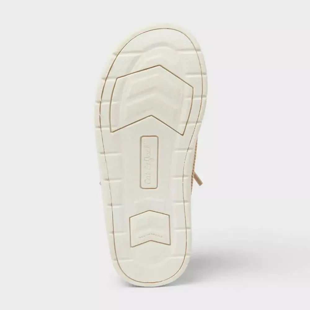 Cat & Jack Toddler Bobby Slip On Boat Sneakers Size 5T Khaki
